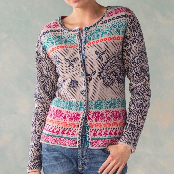 IVKO Sweaters - 🆕 IVKO | Woman Floral Pattern Cardigan